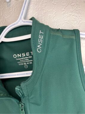 Onset Teal Half-Zip Active Top